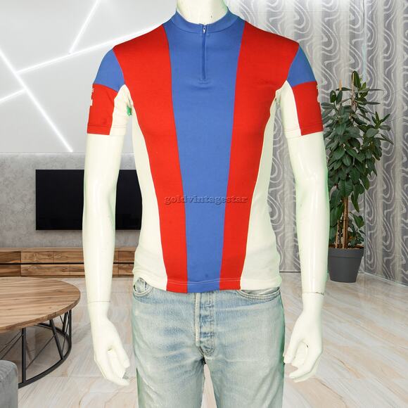 Vintage Descente Japan Stripe Cycling Jersey - Picture 2 of 10